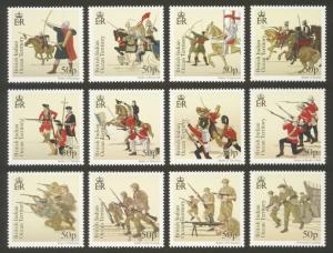 British Indian Ocean Territory Sc# 407-18 MNH Great Battles