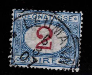 ITALY Scott J16 Used  Postage due Magenta Numeral