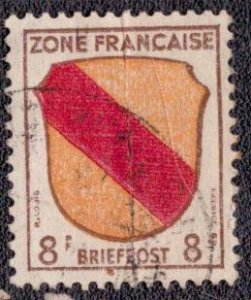 Germany -French Occupation 1945 -  4N4 Used