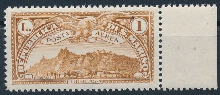 [I2179] San Marino 1931 Airmail good stamp very fine MNH $25