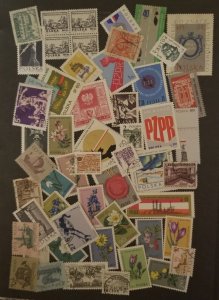 POLAND Vintage Stamp Lot Collection Used  CTO T5859