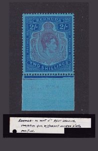 Bermuda 1938 KGVI SG 116(Var) Perf.14 MNH - Rare