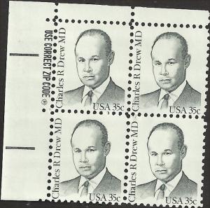 # 1865 MINT NEVER HINGED Zip Block CHARLES R. DREW