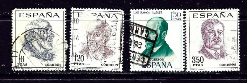 Spain 1500-03 Used 1967 set couple nibbed corner perfs