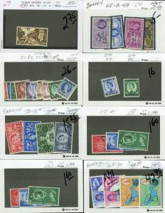 EDW1949SELL : BAHRAIN Very clean Mint & Used collection with some NH Cat $226.00