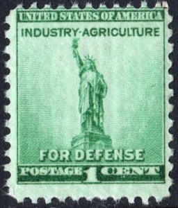 SC#899 1¢ Statue of Liberty Single (1940) MNH