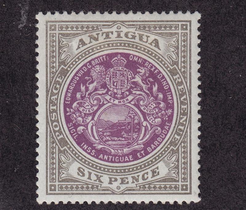 Antigua Scott # 26 VF OG lightly hinged nice color scv $ 35 ! see pic !