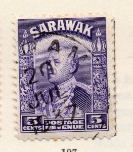 Sarawak 1934 Brooke Early Issue Fine Used 5c. 157129