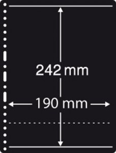 Prinz System single sided Universal punching stock pages per 10 choice of strips