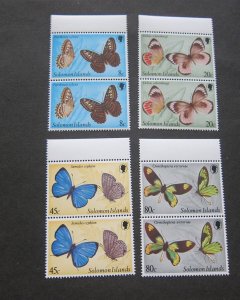 Solomon Islands 1980 Sc 431-4 set Pair MNH