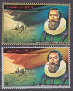 1972 Ajman 1296-1297 Astronomer 400 years old Johannes Kepler 6,00 €