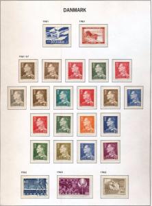 DENMARK 1949/69 Red X DanceMNH Unused (Appx 100+) (job 751)