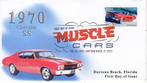 AO 4746-1, 2013, Muscle Cars, First Day Cover, Add-on Cachet, Digital Color Post