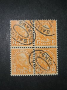 #638 Block of 4 Used