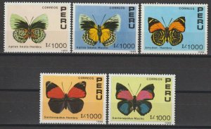 PERU 1990 SG 1731/5 MNH Cat £12