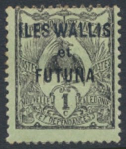 Wallis and Futuna  New Caledonia overprint   MH SC# 1  see details / scans 