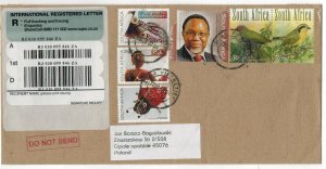 South Africa 2020 Cover Stamps Birds Crafts Insects Ladybugs Art President