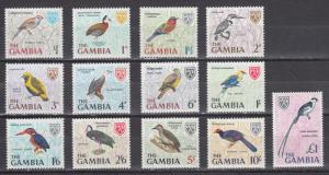 Gambia     #215-27   mnh    cat $10.05