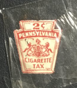 Pennsylvania Cigarette Tax Stamp Used Single L22