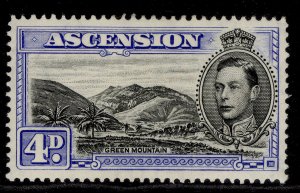 ASCENSION GVI SG42c, 4d black & ultramaine, M MINT. Cat £17. PERF 13½