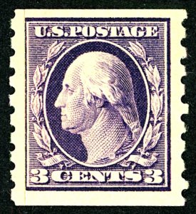 U.S. #394 MINT PASTE UP SINGLE WITH APS CERT OG NH