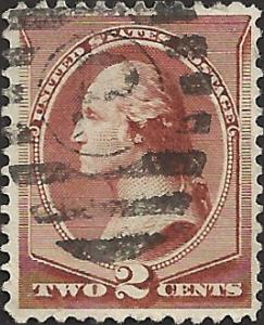 # 210 Red Brown Used George Washington