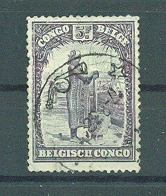 Belgian Congo sc# 154 used cat value $.40