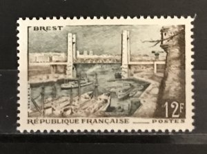 France 1957 #836, Brest, MNH.