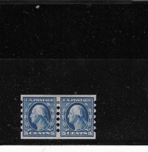US SCOTT# 347 PAIR W/MAIL O METER PERFS