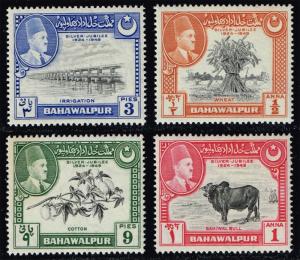 Pakistan-Bahawalpur #22-25 Set of 4; Unused (1.00)