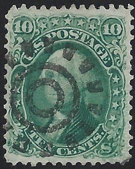 Scott 68, Used, 1861 Issue