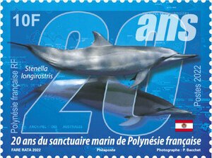 2022 Fr Polynesia Marine Sanctuary  (2) (Scott NA) MNH