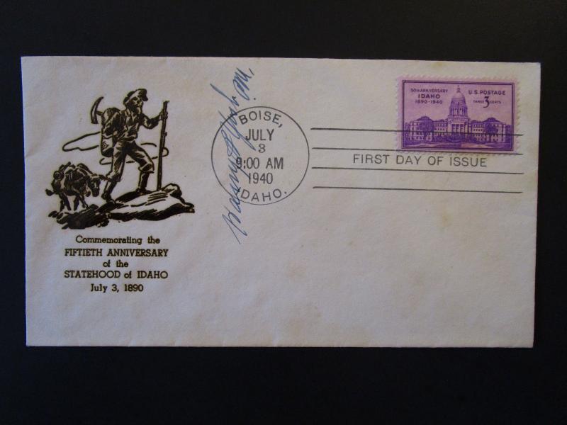 United States SC# 896 FDC / Unaddressed / Climber Cachet / PM Signed - Z5236 