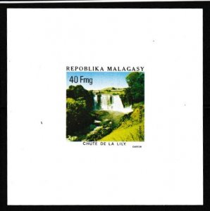 Malagasy # 537, Lily Waterfall, Proof Card, Mint NH,
