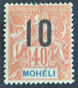 DYNAMITE Stamps: Moheli Scott #20  MINT hr