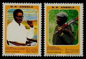 Angola 639-40 MNH National Heroes' Day, President Neto