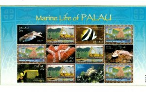 Palau - 2004 - Marine Life - Sheet of Twelve - MNH