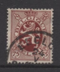 Belgium   Scott#  211  used  single