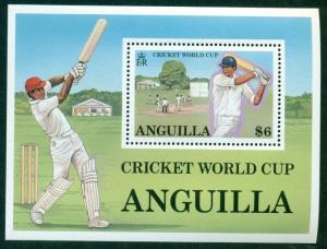 ANGUILLA SCOTT # 744, CRICKET WORLD CUP, MINT, OG, NH, GREAT PRICE!