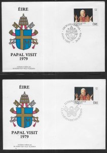 Pope John Paul II 1979 Visit to Ireland 9 Covers