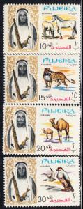 Fujeira Mi#1-18 MNH   Birds & Animals