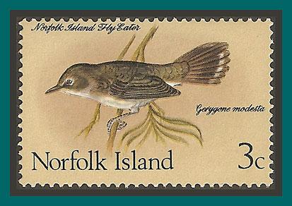 Norfolk Island 1970 Birds 1, Flyeater, MNH 128,SG105
