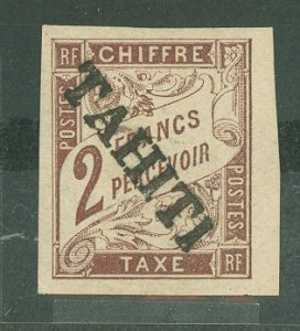 Tahiti #J13 Unused Single