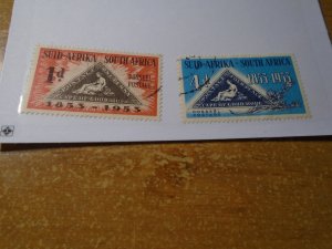 South Africa  #  193-94  used