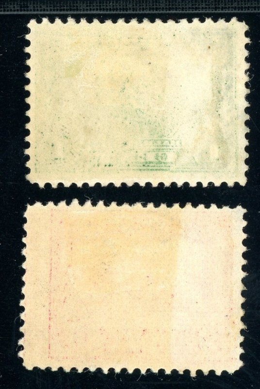 USAstamps Unused VF US 1913 Panama-Pacific Scott 397, 398 Part OG MHR 