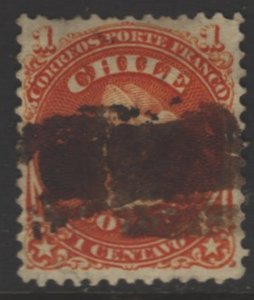 COLLECTION LOT 9858 CHILE #15 1867 CV+$15