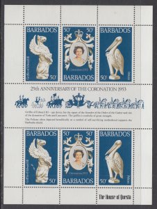 Barbados 474 Souvenir Sheet MNH VF