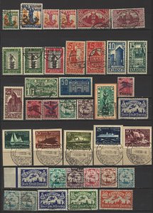 COLLECTION LOT 7954 DANZIG 367 STAMPS 1920+ CV+$700 7 SCANS