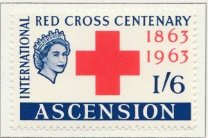 1963 BRITISH COLONY ASCENSION 1s.6d MH* Stamp A4P18F39633-