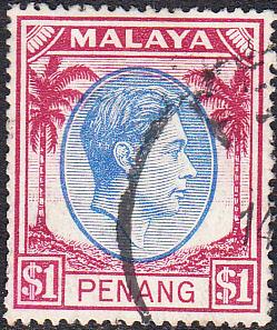 Malaya - Penang  #20 Used